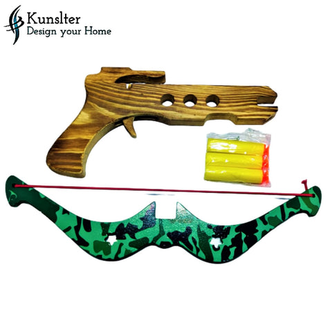 Wooden Gun for Kids/Shot Gun/Toy Gun/Arrow Bow