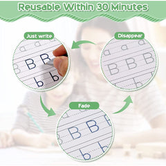 Magic Practice Copybook, Number Tracing, sank magic practice copy book for kids for Preschoolers with Pen
