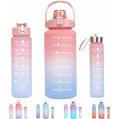 Motivational Water Bottle, 3 in 1