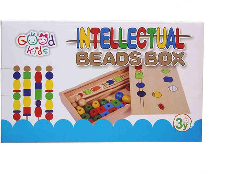 Intellectual Beads Box Wooden Large Beads