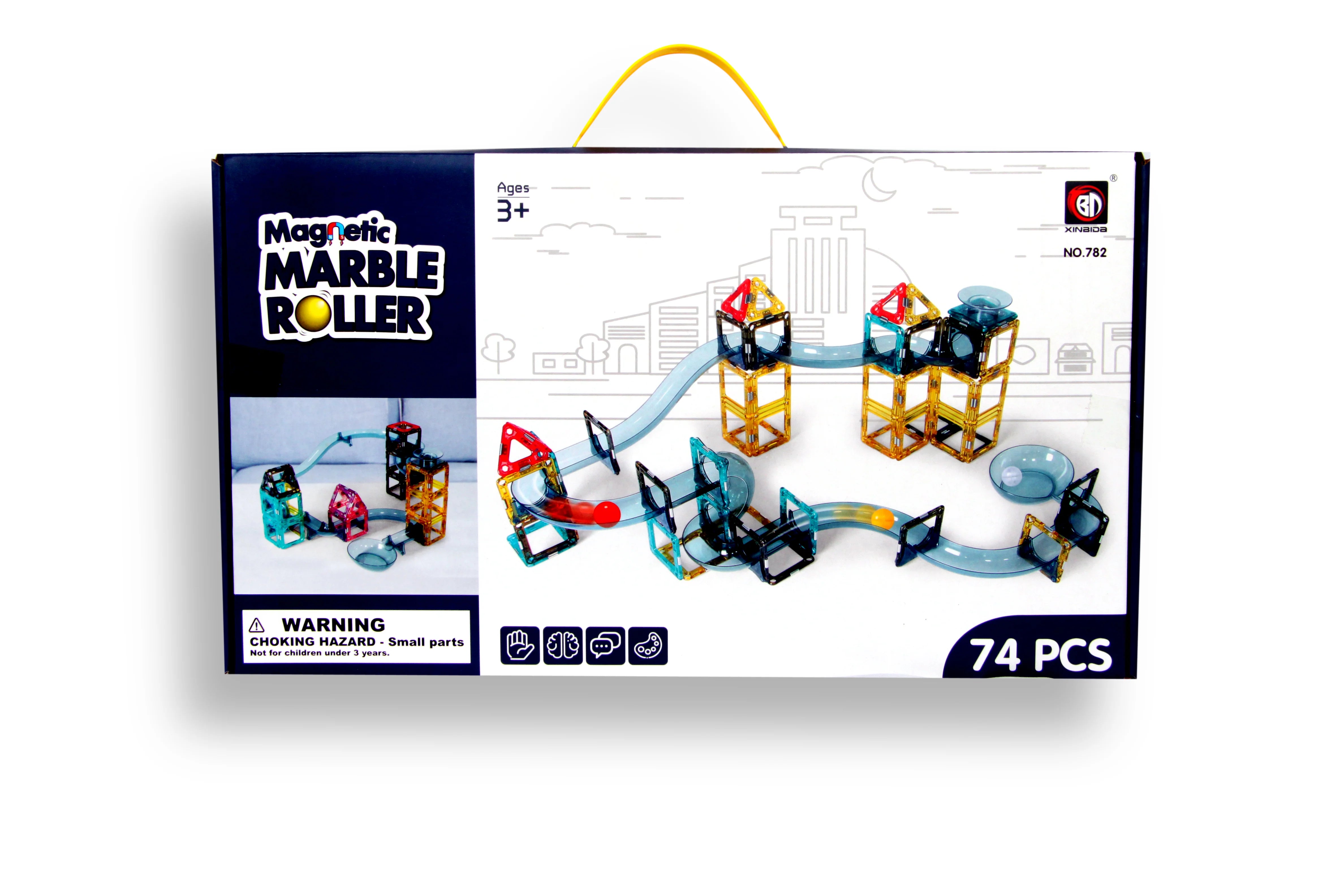 Magnetic Marble Roller 74pcs