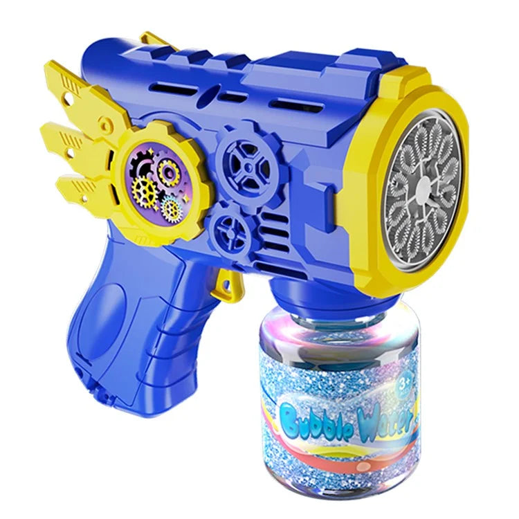 Bubble Gun Machine with 1 Bottle Refill Solution