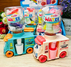 Mini Water Bus Dispenser Toy for Kids with Clays(Pack of 1)