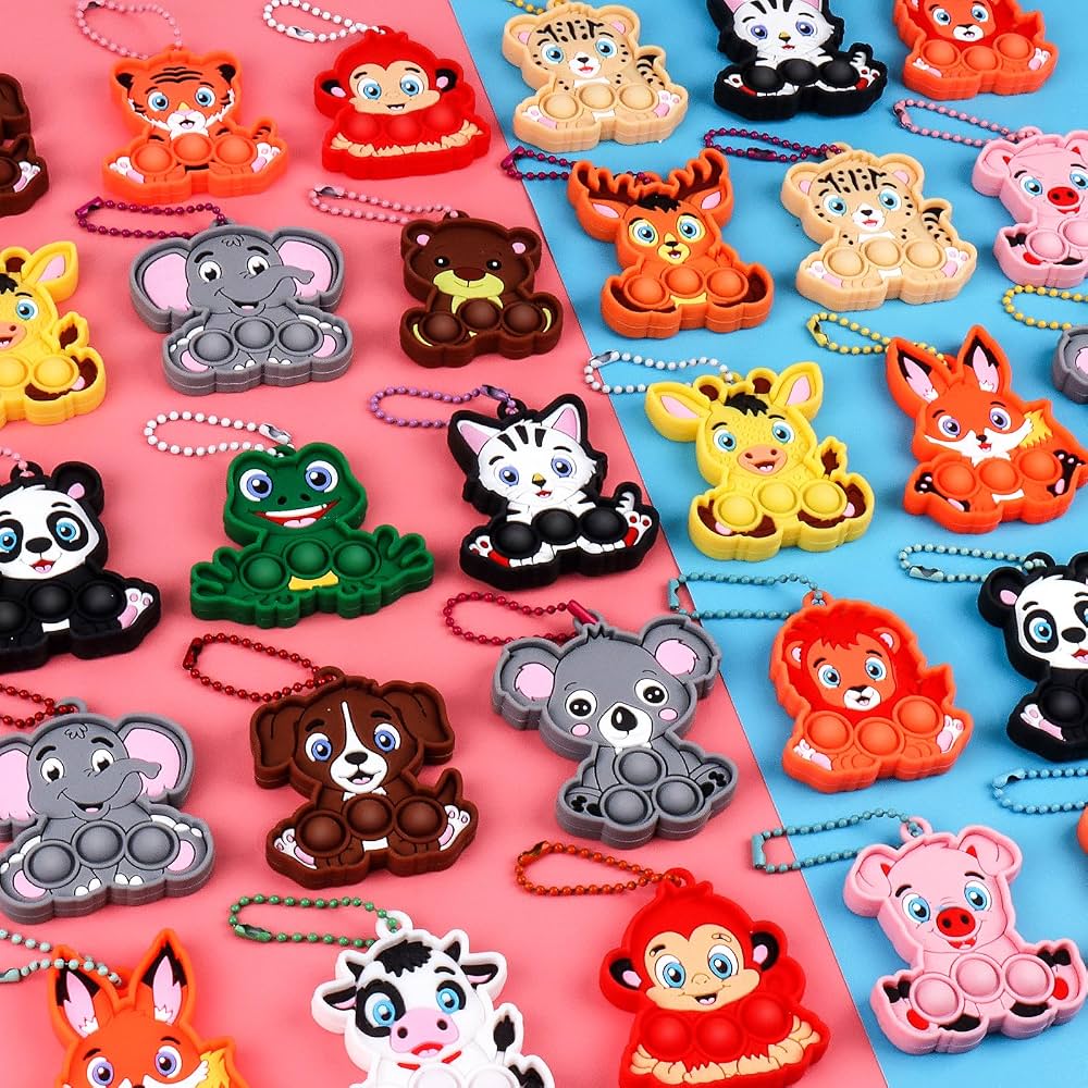 Mini Pop It Keychains