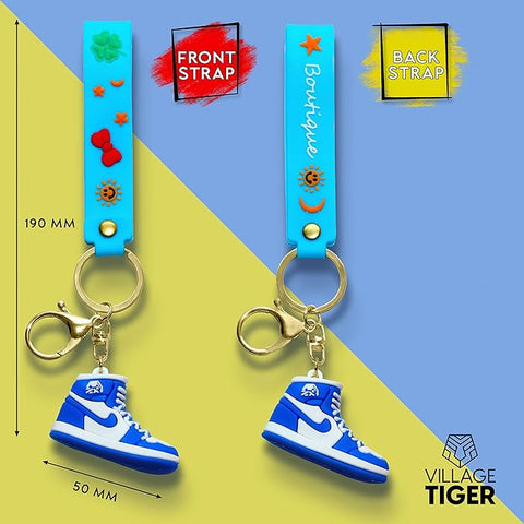 Cute Action Figure 3D Rubber Silicone Keychain