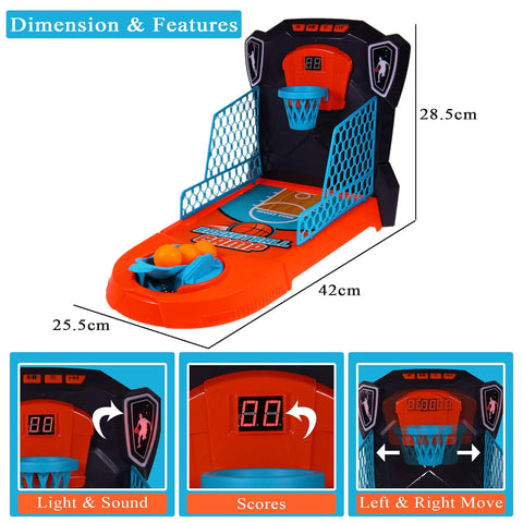 Basketball Shooting Game for Tabletop/Desktop Shootout Challenge