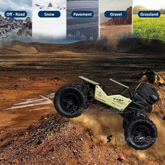 Remote Control Rock Crawler Mist Smoke Spray Function, High Speed 1:18 RC Car Toys