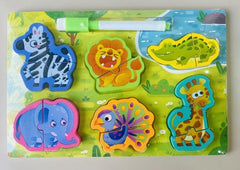 2 Piece Puzzle  with Writing Board