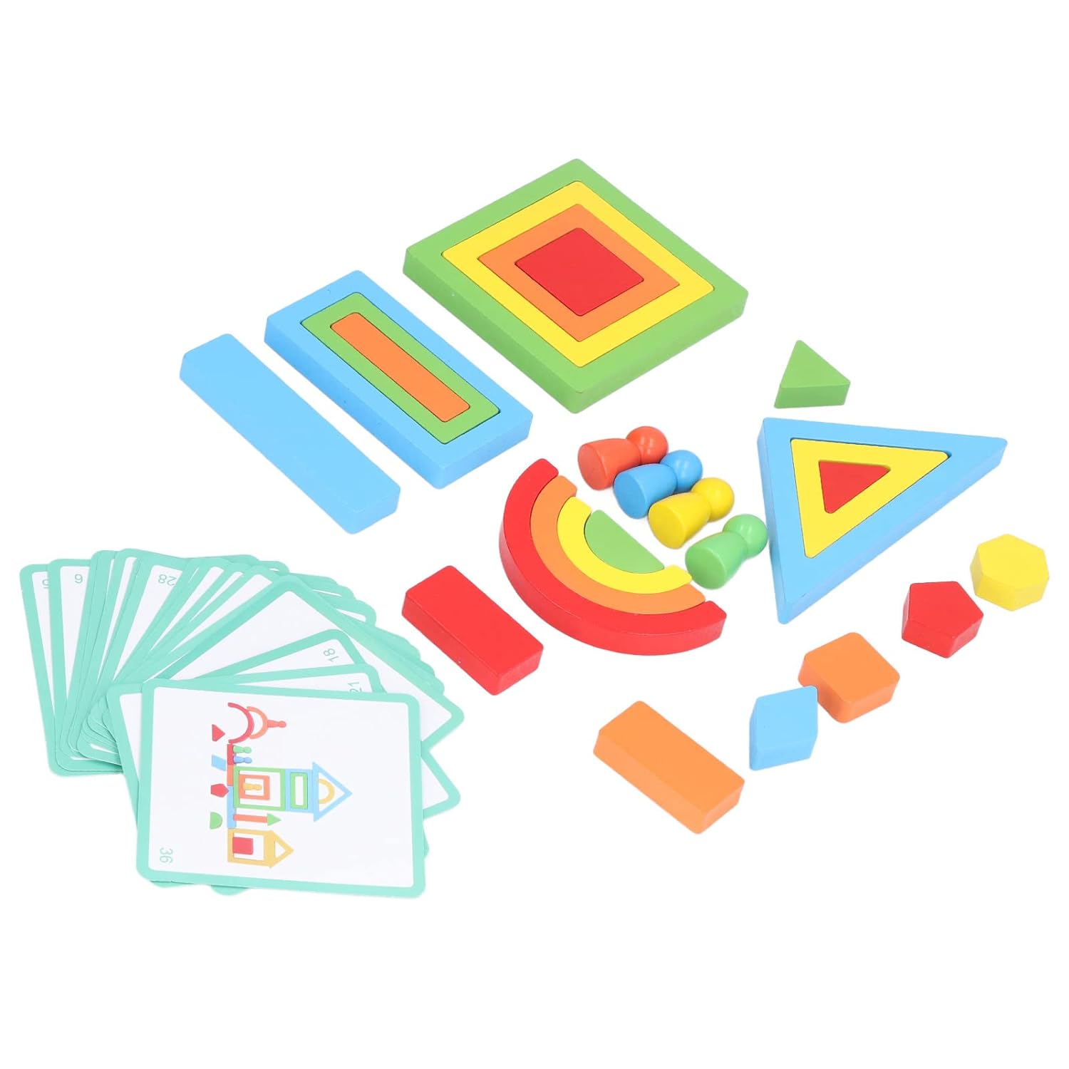 Colorful Stackable Blocks Colorful Stacking Blocks Set – DK Toyz