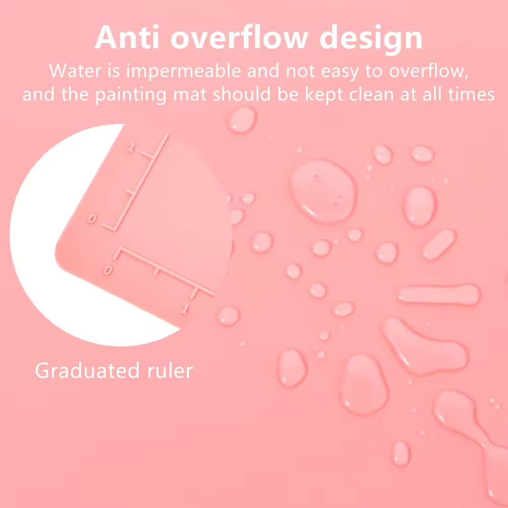 Coloring silicone mat