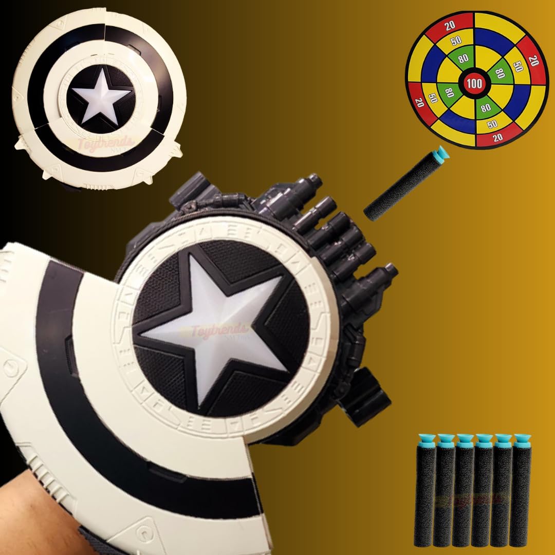 Shield Shooter with 6 Foam Darts