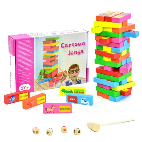 Wooden Cartoon Jenga