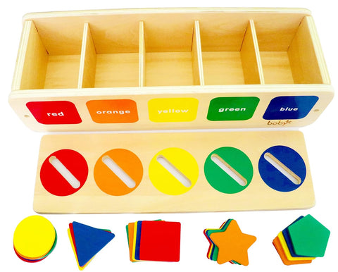 Montessori Toys Wooden Sorting Box