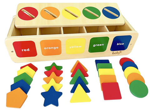 Montessori Toys Wooden Sorting Box