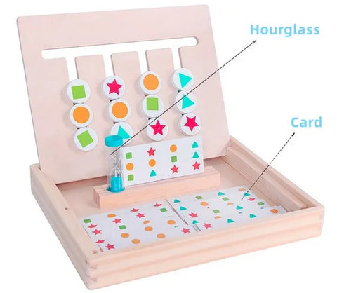 Four color logic game animal