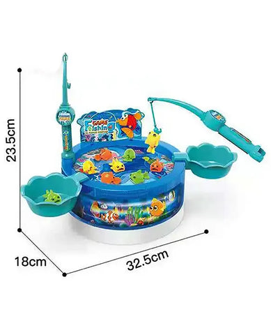 Fish Catching Game with 9 Fishes and 2 Pods with Music and Lights