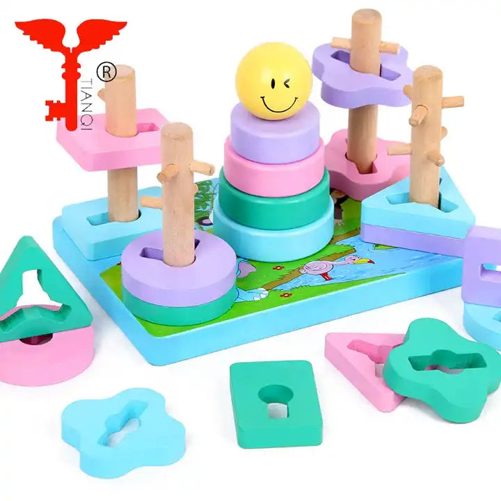 Montessori Toy Sorting & Stacking Toys