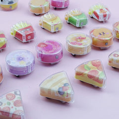 Miniature Food-Themed Pull Back Toy