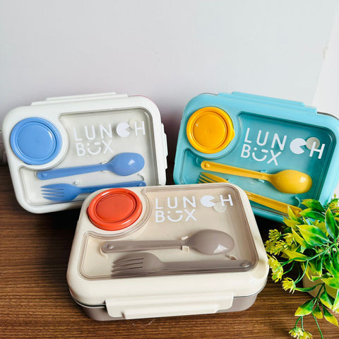 3 grid Bento Lunch Box(with cute cup)