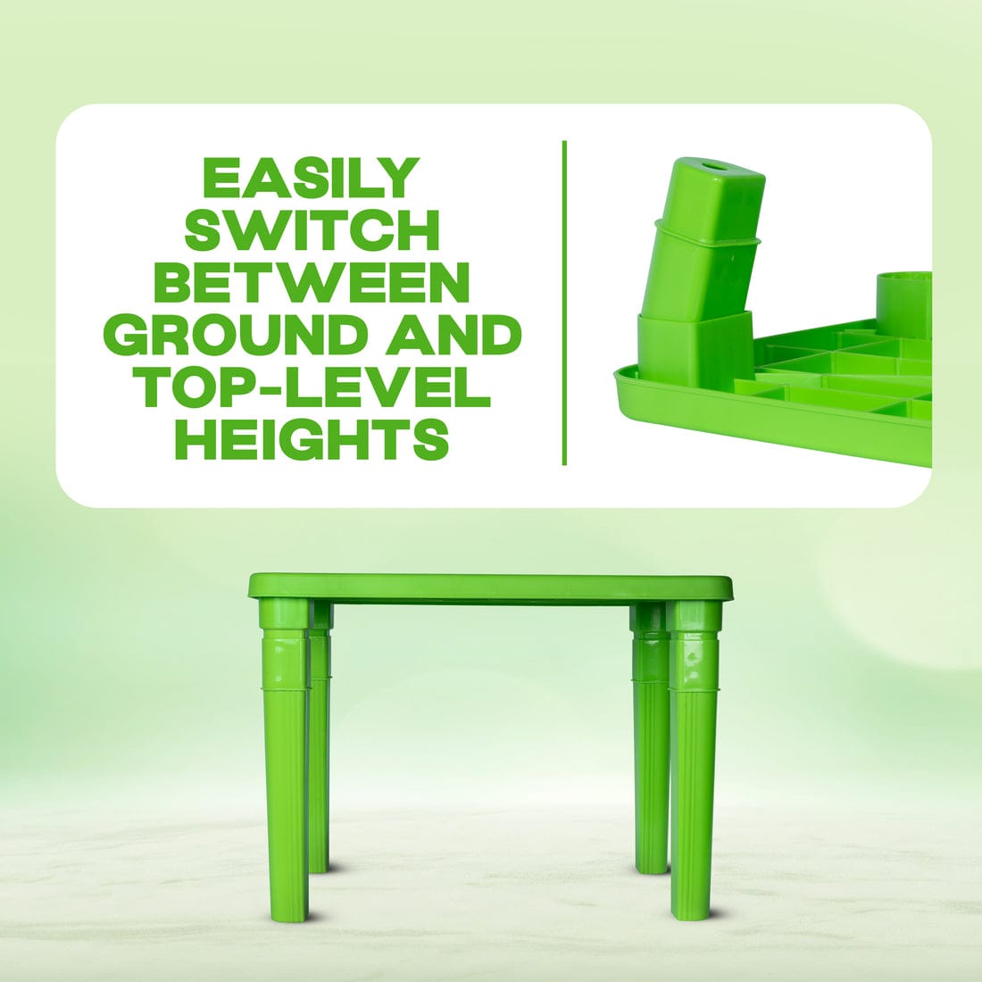 Kids study Activity Green Table & Chair 🪑