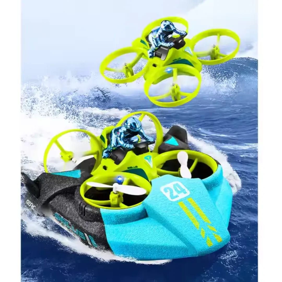 Water & Air RC Drone Boat Toy 🚁🌊