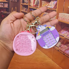 Calculator+Maze  Key 🔑 Chain