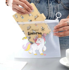Stylish transparent zip lock pouch