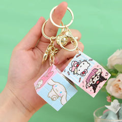 Cartoon Theme Rubic Cube Keychain