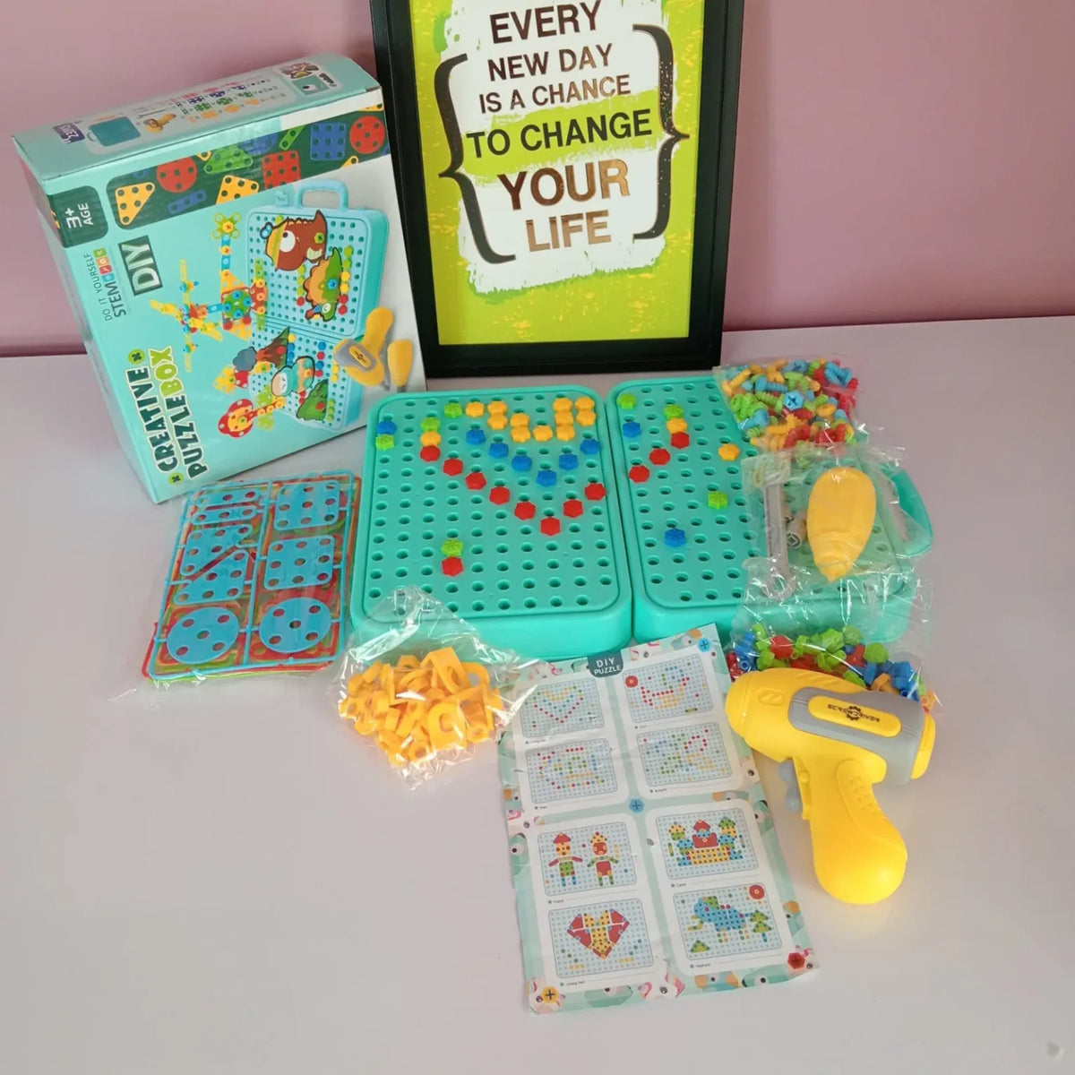 DRILL SET -Creative Puzzle Set-Best Stem Toy