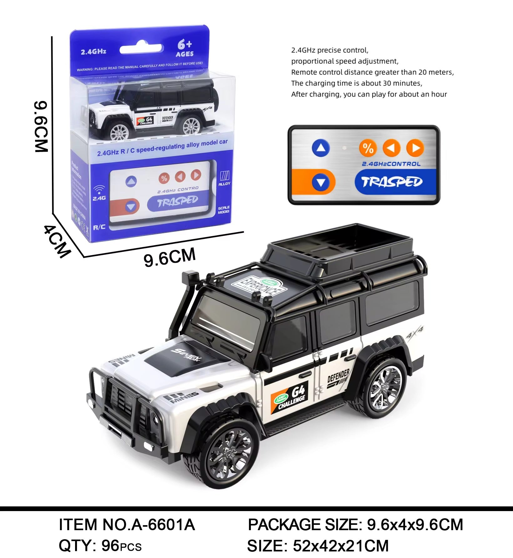Mini Alloy off-road RC car