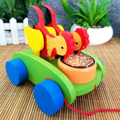 Pull Along Cock Toy