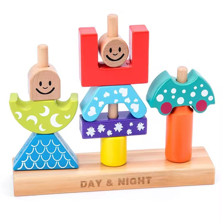 Day and Night Wooden Toy