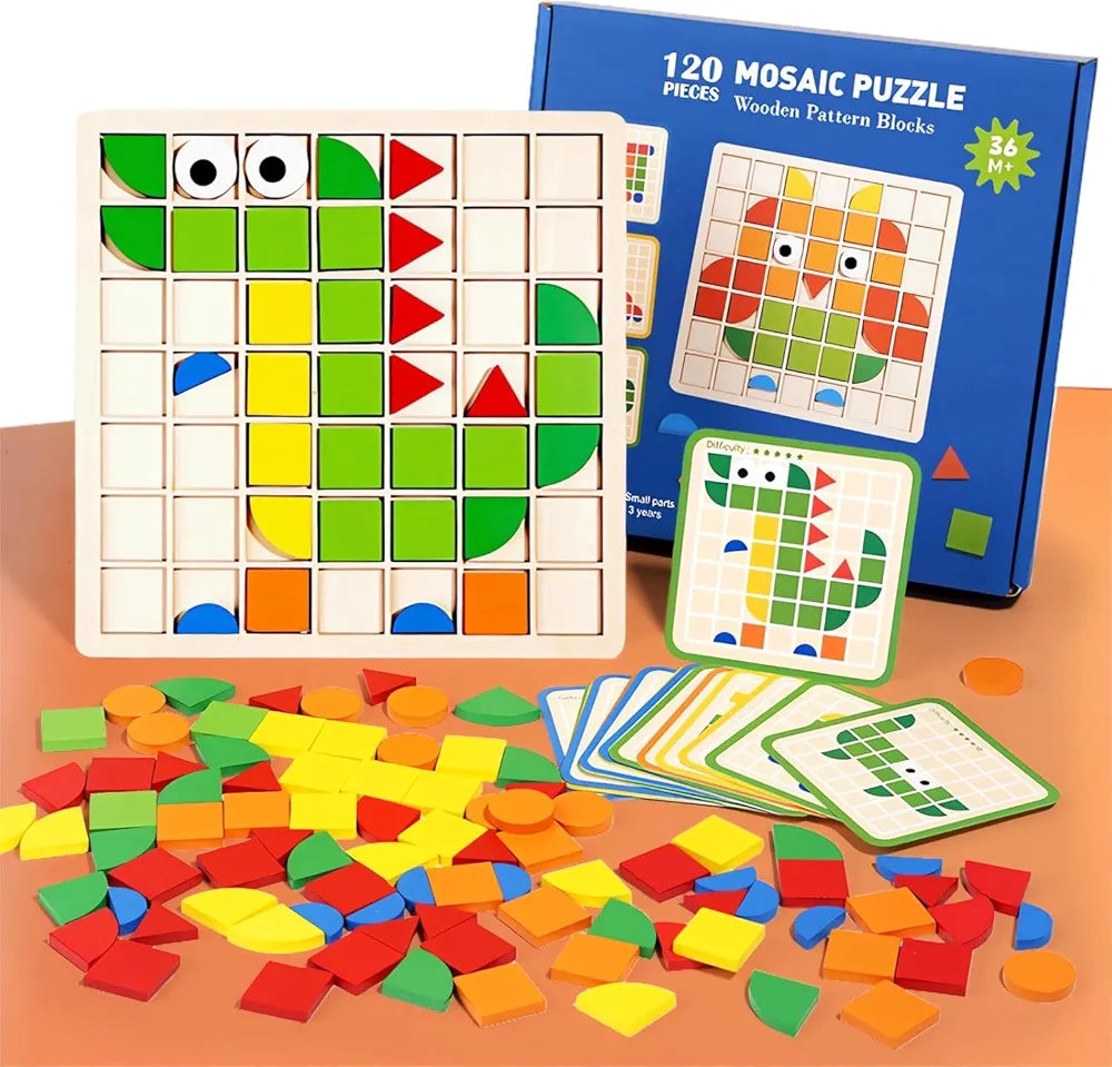120 pcs Mosaic puzzle Board Game