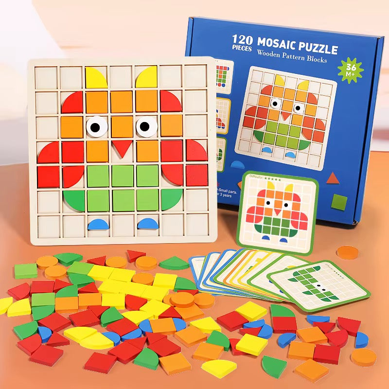 120 pcs Mosaic puzzle Board Game