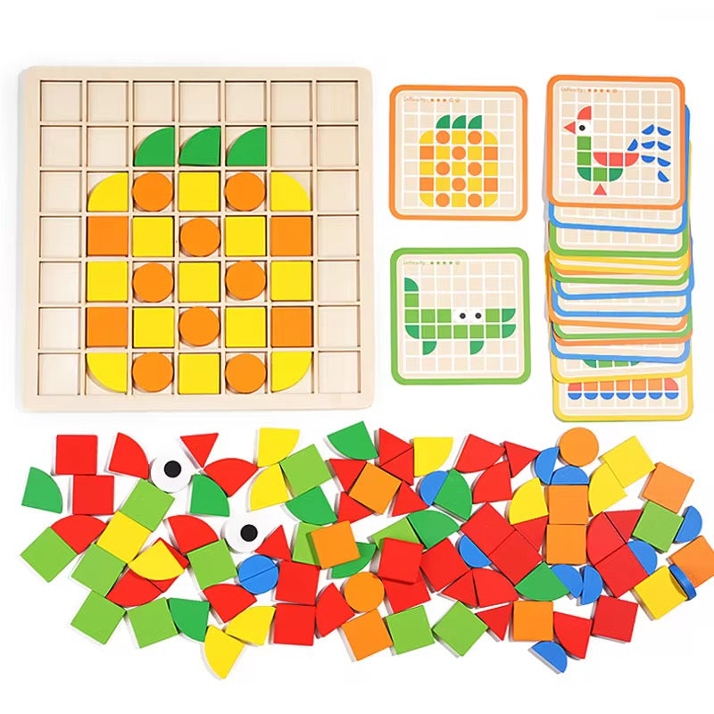120 pcs Mosaic puzzle Board Game