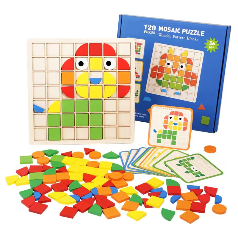 120 pcs Mosaic puzzle Board Game