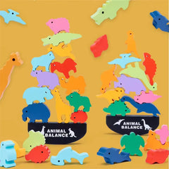 Wooden Animal Balance Game