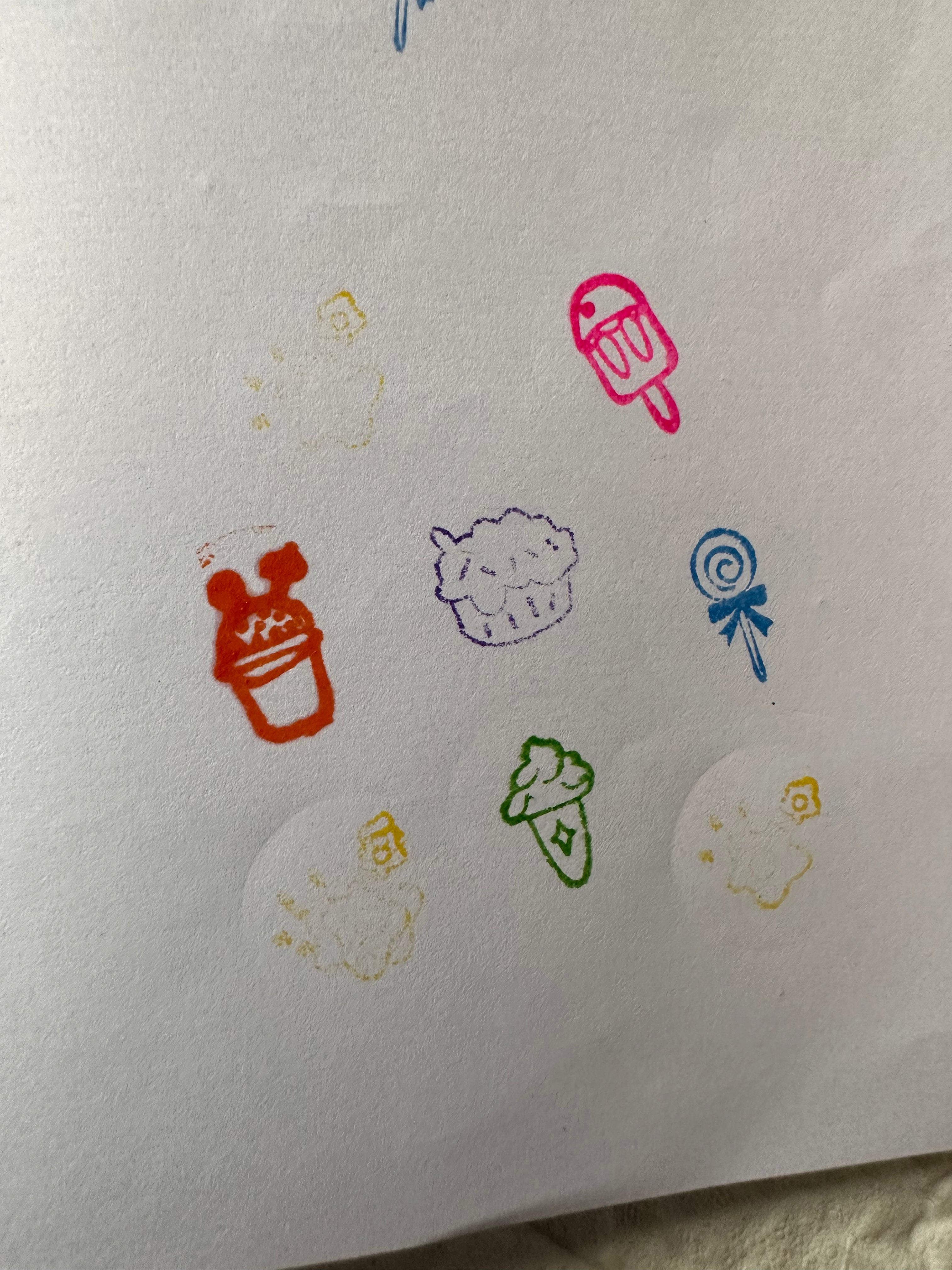 Ice Cream-Themed Stamper Set
