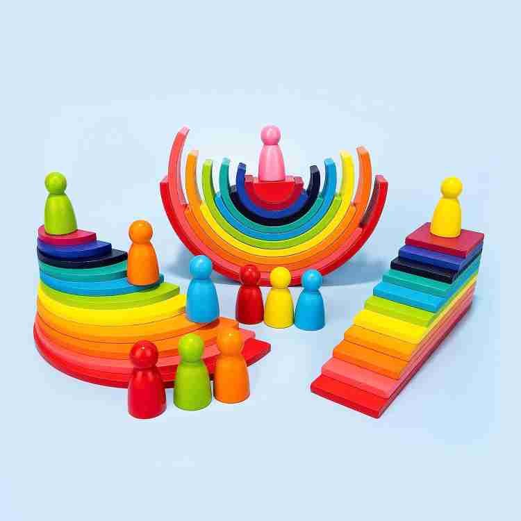 Rainbow building blocks