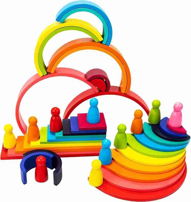 Rainbow building blocks