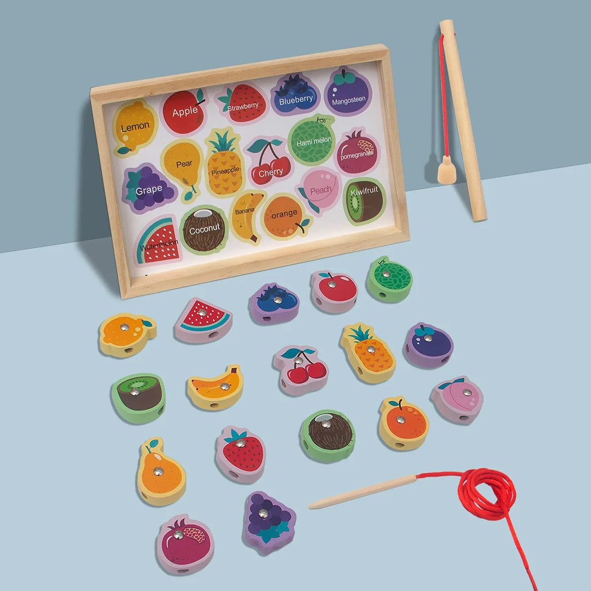 chunky lacing and magnetic fishing