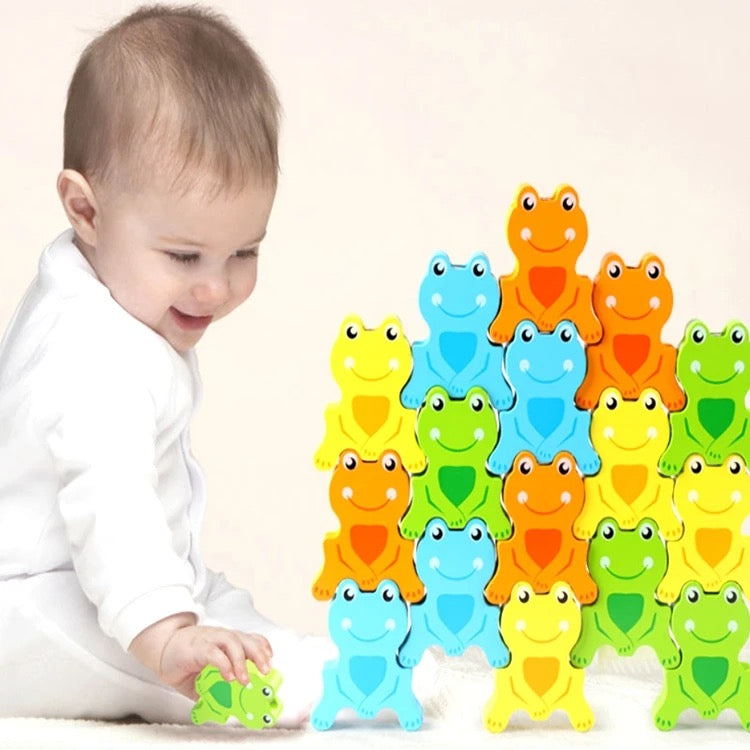 Frog Jenga Fishing Game