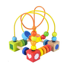 Sun and Moon Wooden Bead Maze