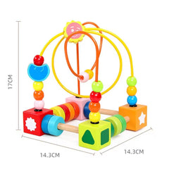 Sun and Moon Wooden Bead Maze