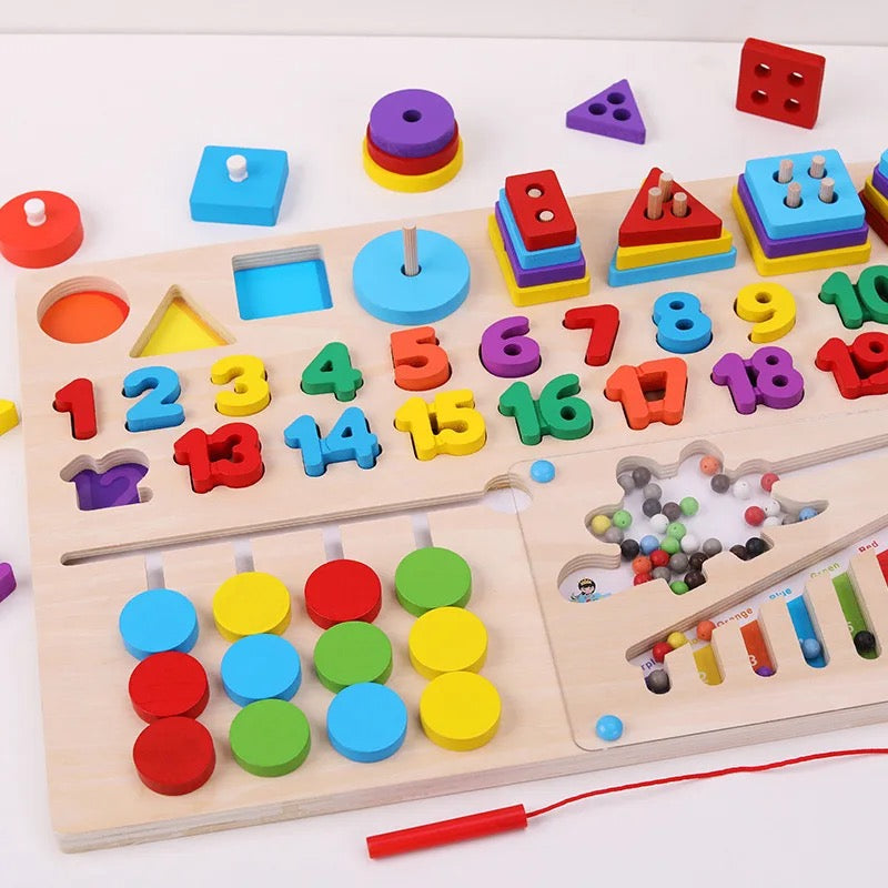 6 in 1 multifunctional log board