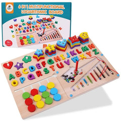 6 in 1 multifunctional log board