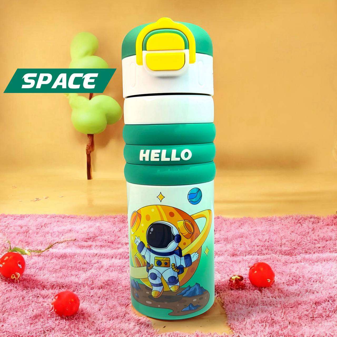 Kids Thermo 2 in 1 Water Bottle  🧒🎒💧500ml