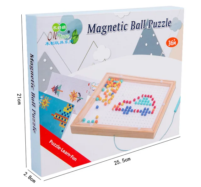 Magnetic Pattern Ball Puzzle For Kids