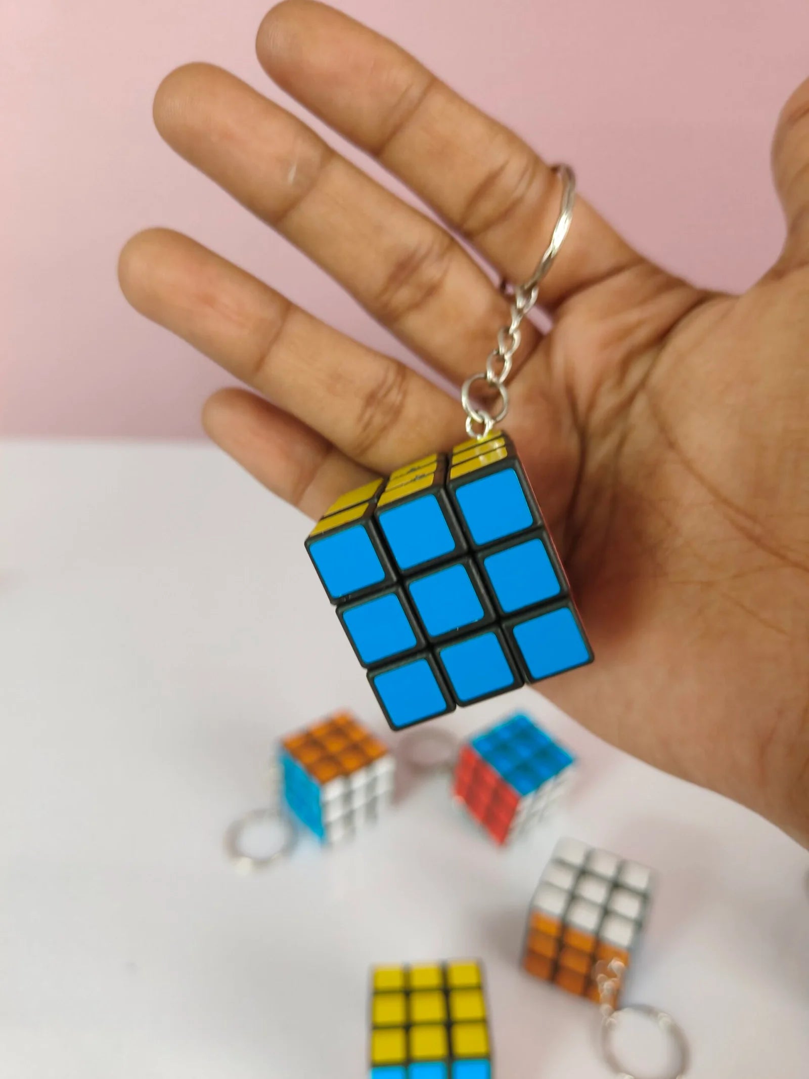 Keyring Rubik's Cube Classic Set 3x3 Keychain | Tips for original gifts Keyring Rubik's Cube Classic Set 3x3 Keychain | Tips for original gifts