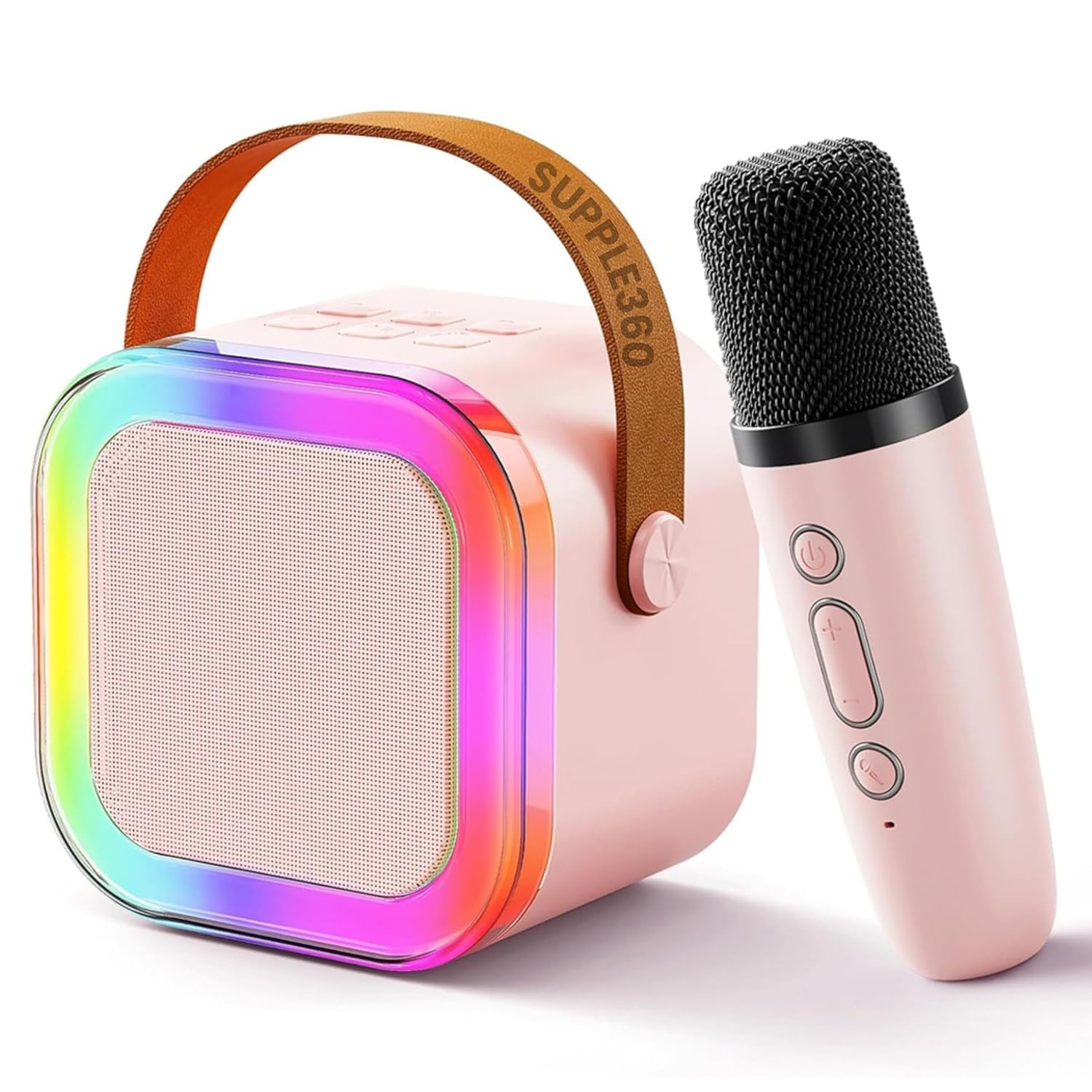 Mini Bluetooth Speaker with Wireless Karaoke Mic